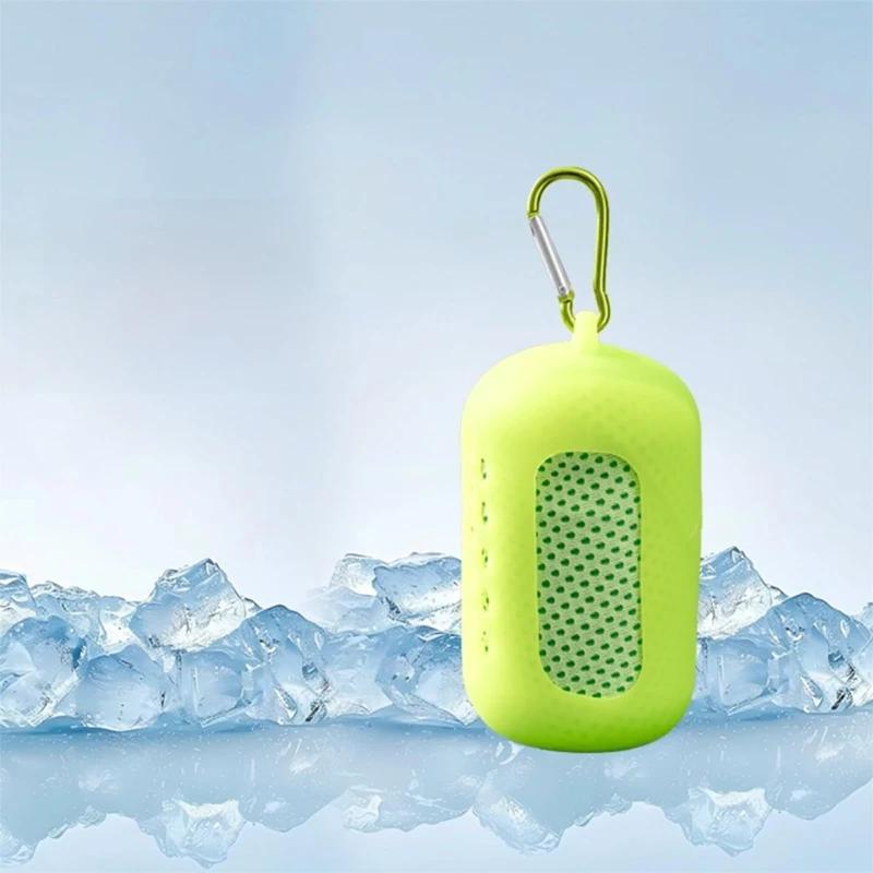 Cooling Sports Towel with Case - Instant Chill Neck Wrap for Gym, Running & Outdoor, Quick Dry Fabric Towel Gym Frozen