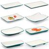 Rectangular Melamine Sushi & Barbecue Plate - Imitation Porcelain, Creative Dining Platter