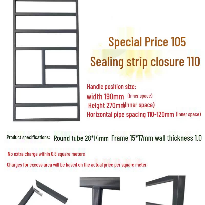 Anti-theft Casement Window Security Bar