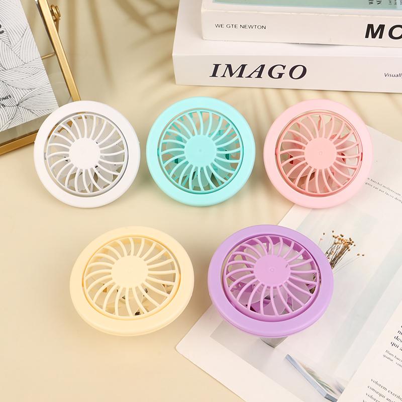 Usb Charging Fan 360° Rotating Small Fan Cooling Fan Portable Fan For Children Summer Fan Hat Accessories