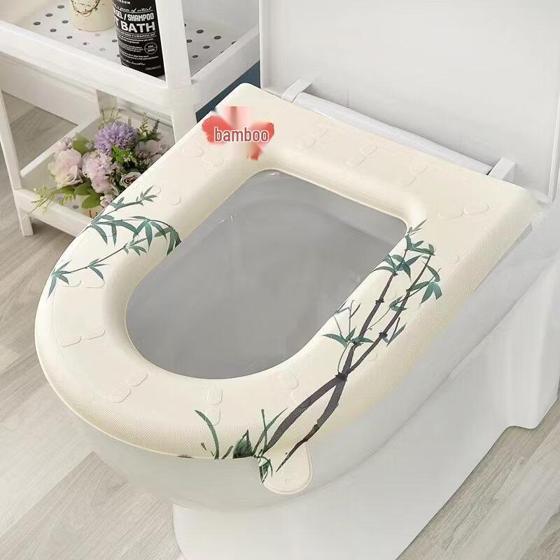 

GRURide Oversized Waterproof Adhesive Toilet Seat Pad 1 Count