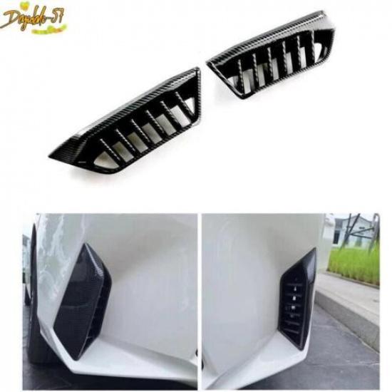 Carbon Fiber Rear Fog Light Lamp Cover Trim For Toyota Yaris Ativ/Vios  2024