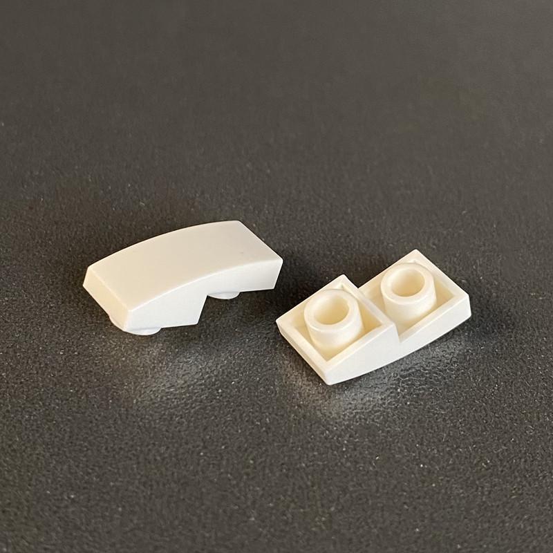 Compatible Building Block 24201 Technology Education Small Particles Building Block Accessories Parts 1X2 Reverse Arc Parts