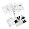 8Pcs Heat Shrink Sheets Halloween Style Wide Application Easy To Create Shrinky Paper Art Films for