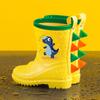 Stivali da Pioggia Leggeri per Bambini con Dinosauri - Antiscivolo, Impermeabili, Stile a Mezza Gamba per Ragazzi e Ragazze, Nuovo Design 2025 Molto Venduto