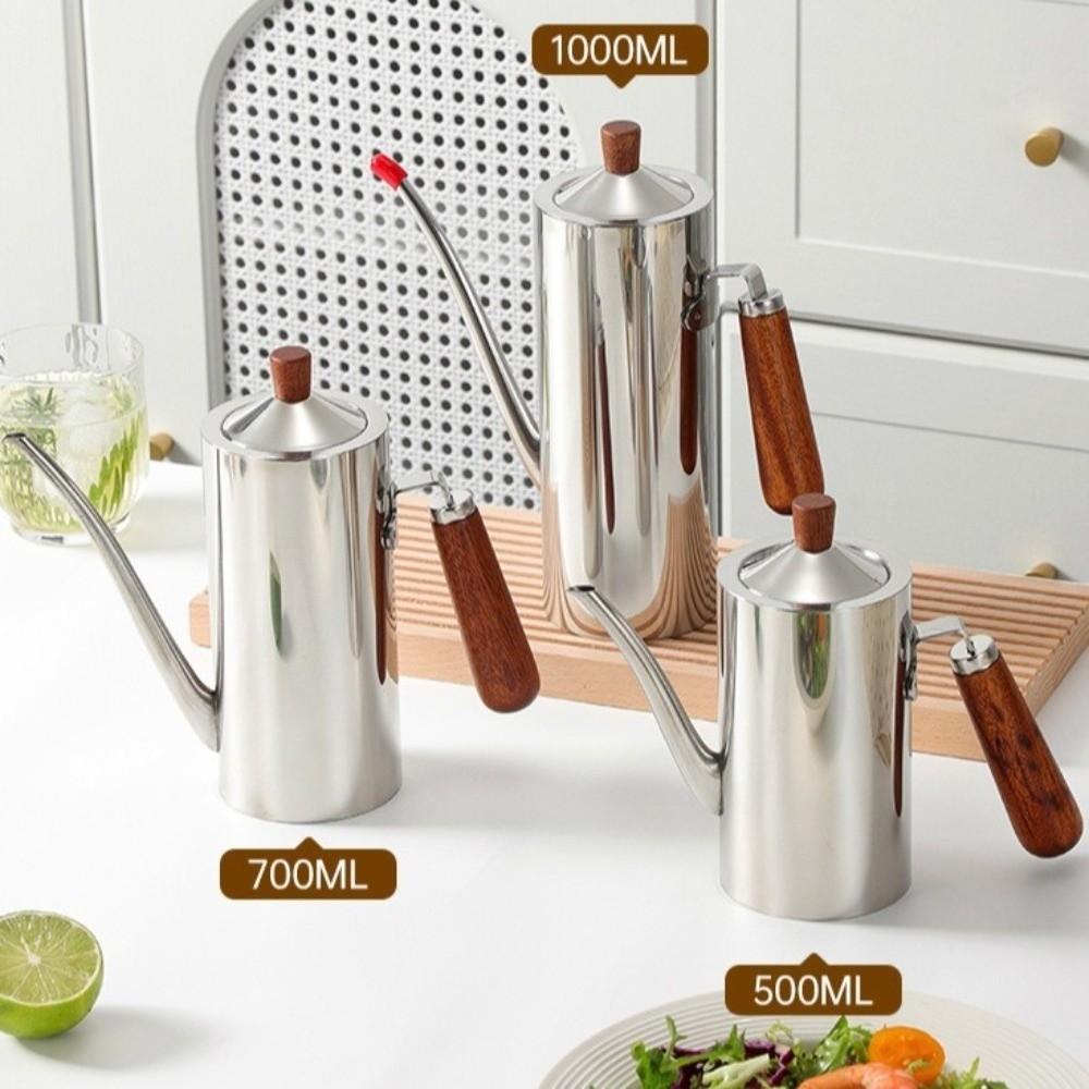Drip-Proof Kitchen Oil Bottle Large Capacity Condiment Dispenser Olive Oil Jug Cooking Equipment