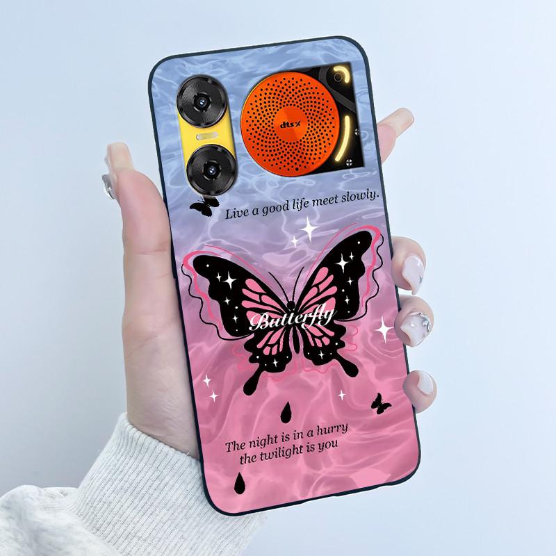 Cartoon Case For ZTE Nubia Music 2 Music2 Printing Shell Protective Cover For ZTE Nubia Music Z2353 Soft Silicone Black Casing
