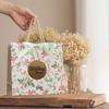 500pcs/ Roll Round Sticker Thank You for Shopping Vintage Kraft Paper Store Packaging Decorative Shopping Bag Sealing Stickers