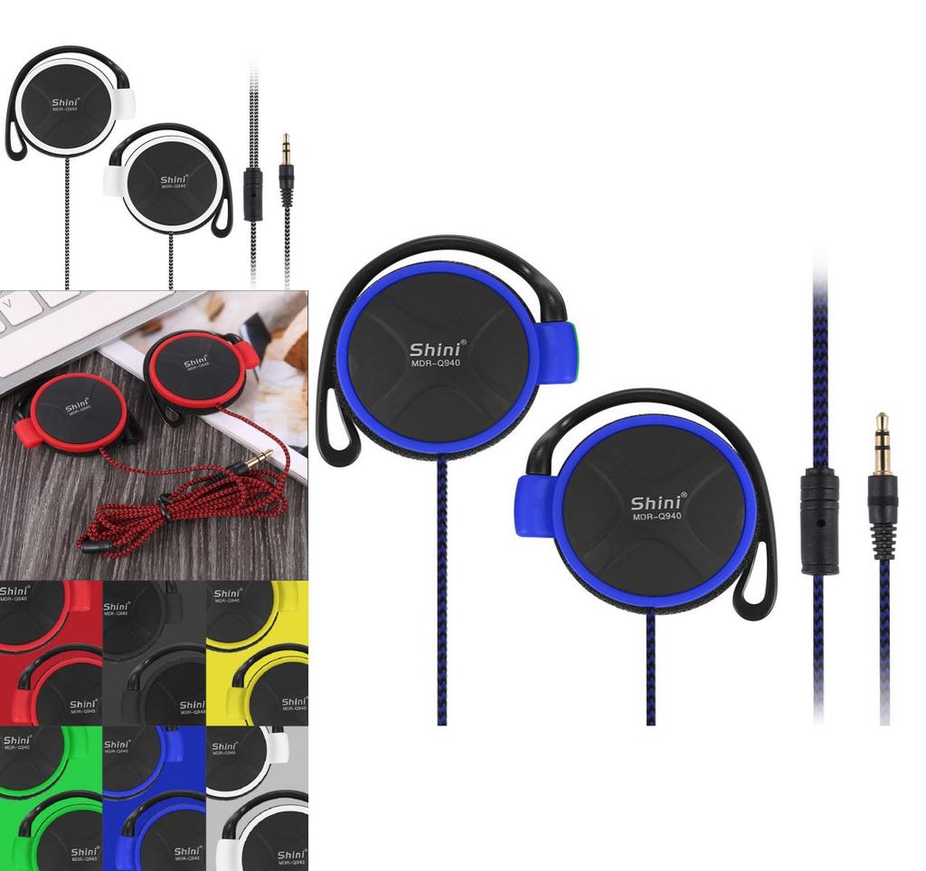 Premium Quality 3.5mm Headphones Earhook Earphone For Smartphones And Mp3 Players