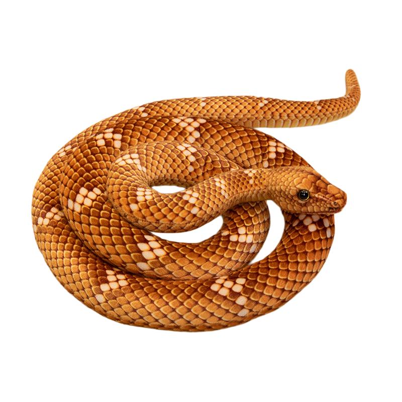 70~280Cm Water Boa Slang Pluche Speelgoed Simulatie Gevlekt 6 Kleuren Eng Dier Pluche Speelgoed Prop Mannen Verjaardagscadeau Straight 70cm