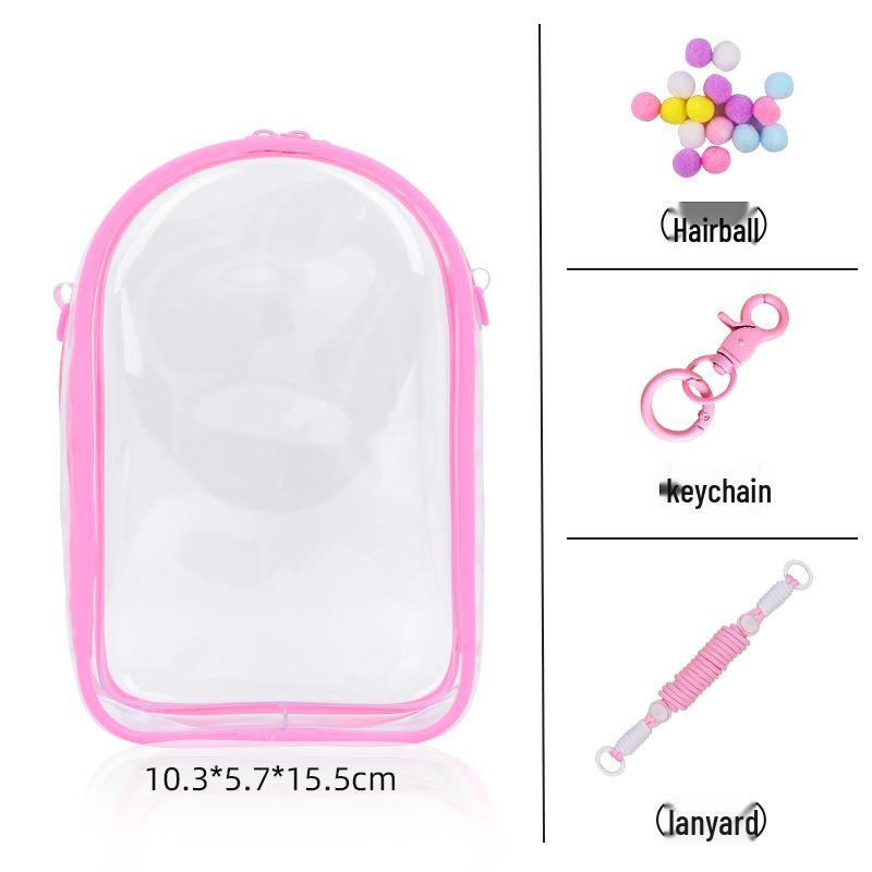 

Сумка-коляска для куклы через плечо 15,5 см с D-образным кольцом, пылезащитная хлопковая квадратная сумка ита Labubu