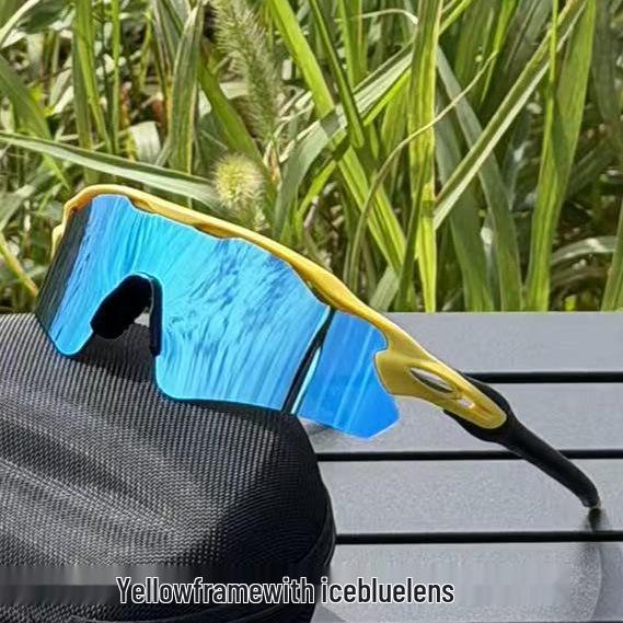 Cross-Border E-commerce TR90 Colorful Cycling Sunglasses for Outdoor Sports, Prescription-Compatible.