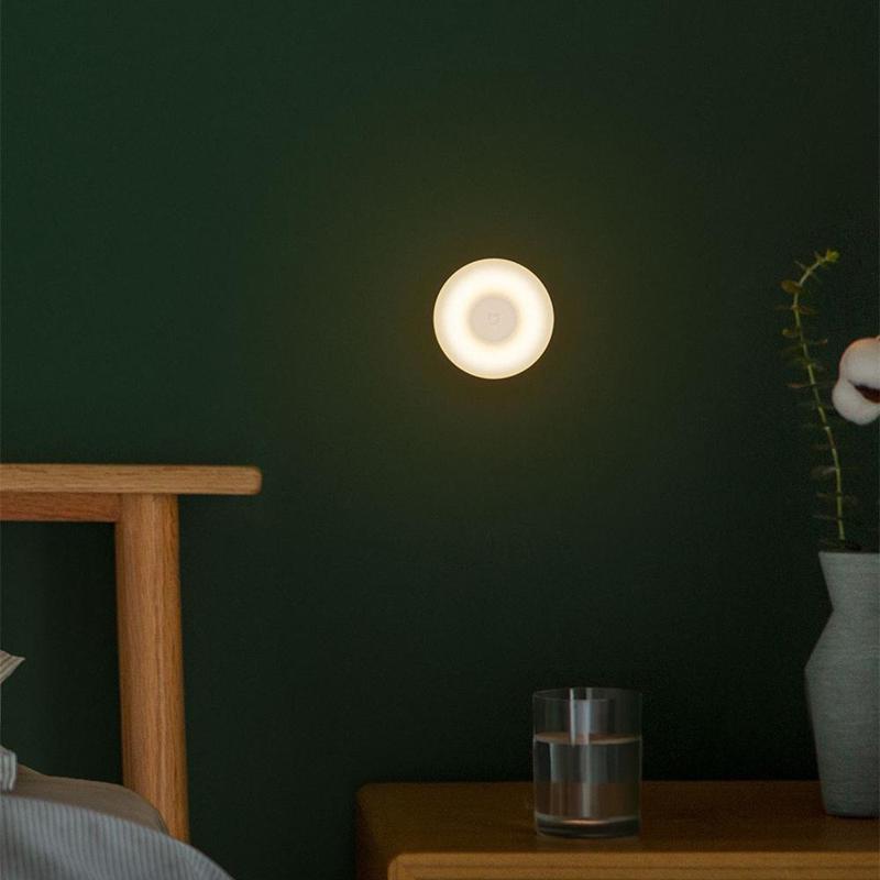 Mijia Led Induction Night Light 2 lamp Intelligent Motion Sensor Infrared Brightness adjustable infrared smart human body sensor with magnetic base
