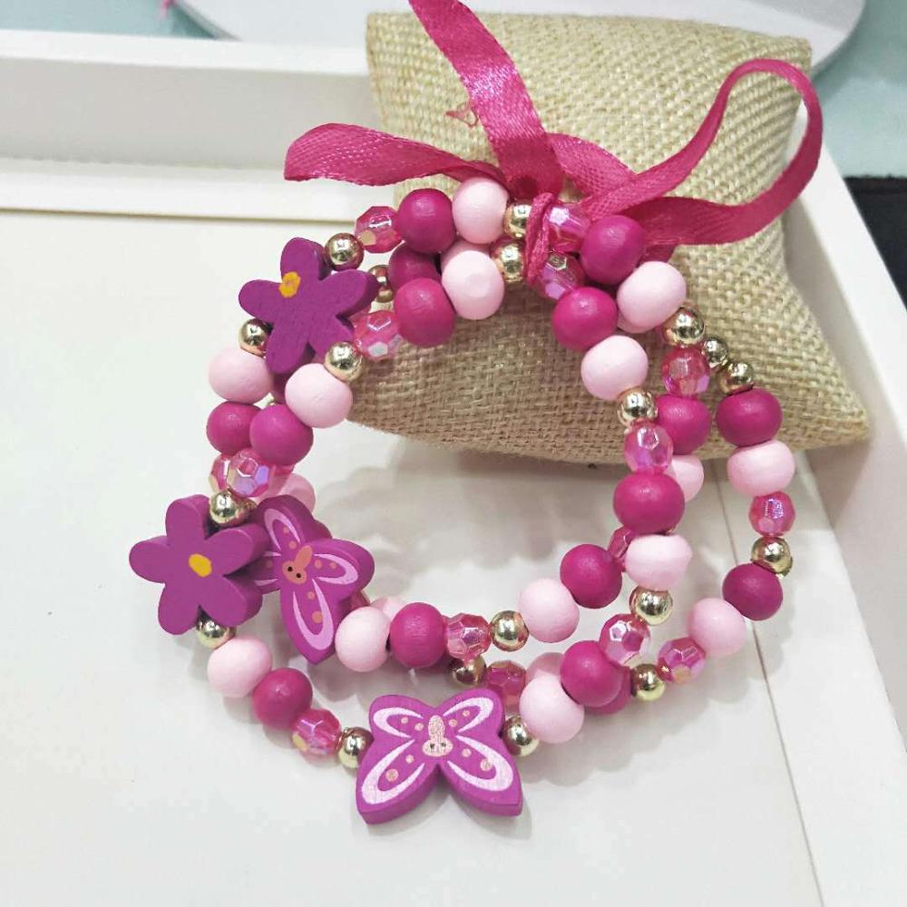 3pcs Cute Animal Flower Cartoon Flower Children's sweater bracelet for children gift cp2650