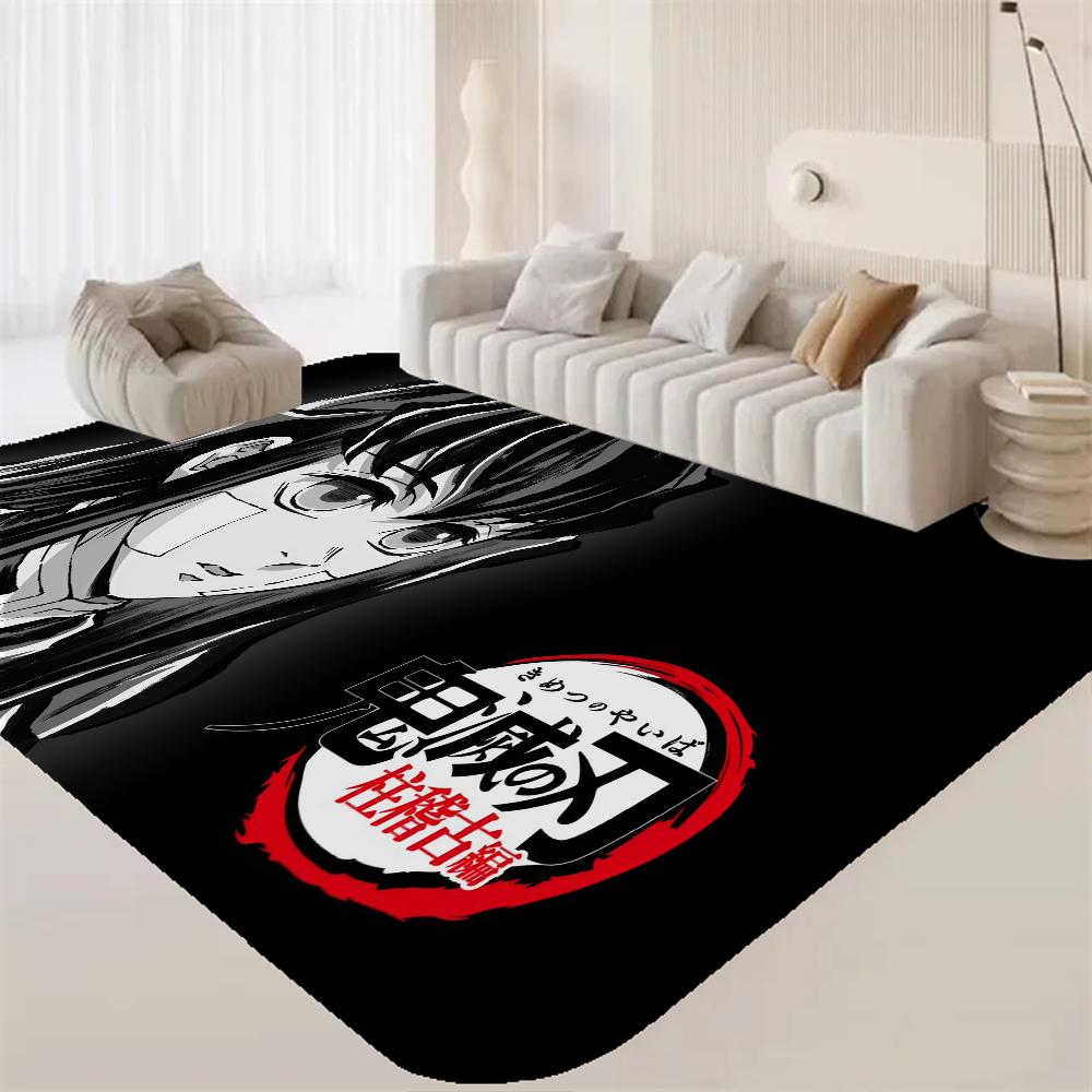 Alfombra de Pasillo Anime Muichiro T-tokito Lavable Antideslizante Alfombra de Área para Sofá y Sillas de Sala de Estar Felpudo de Cocina Alfombra de Área