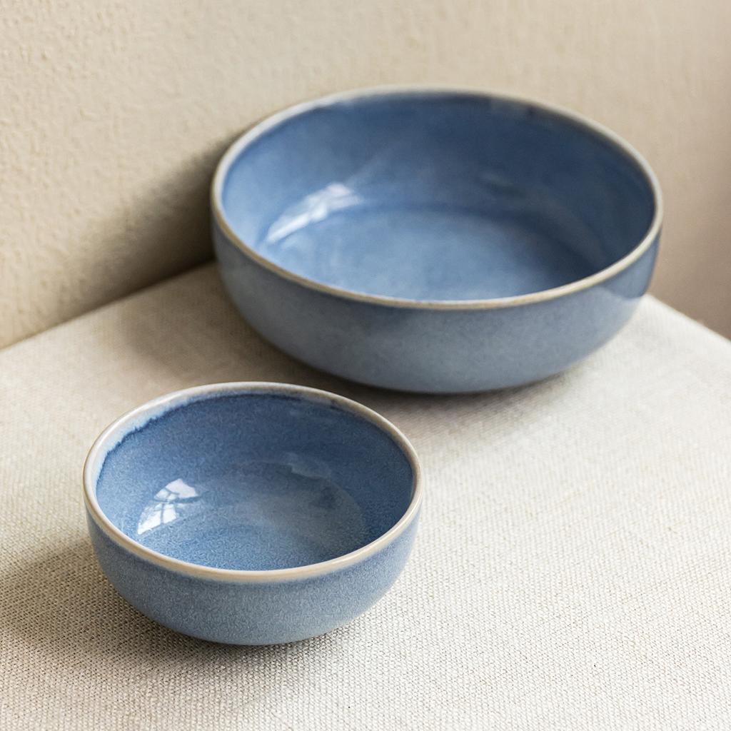 High-Value Thickened Ceramic Rice Bowl Household Round Salad Bowl Noodle Bowl Vegetable Bowl Japanese Tableware Dessert Bowl