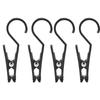 4pcs Tent Tarp Hook Clips Multipurpose Portable Hanging Tarp Hook Clip for Outdoor Activity