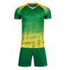 Set Maglia da Calcio Verde Manica Corta da Uomo Blu Uniforme da Calcio per Adulti Ragazzo Rosso Maglietta Sportiva per Bambini C