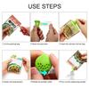 Kitchen Storage Storage Spice Organizer Rack Wall-mounted Punch-Free Spice Bag Holder Seasoning Bag Storage Rack Gripper Tools