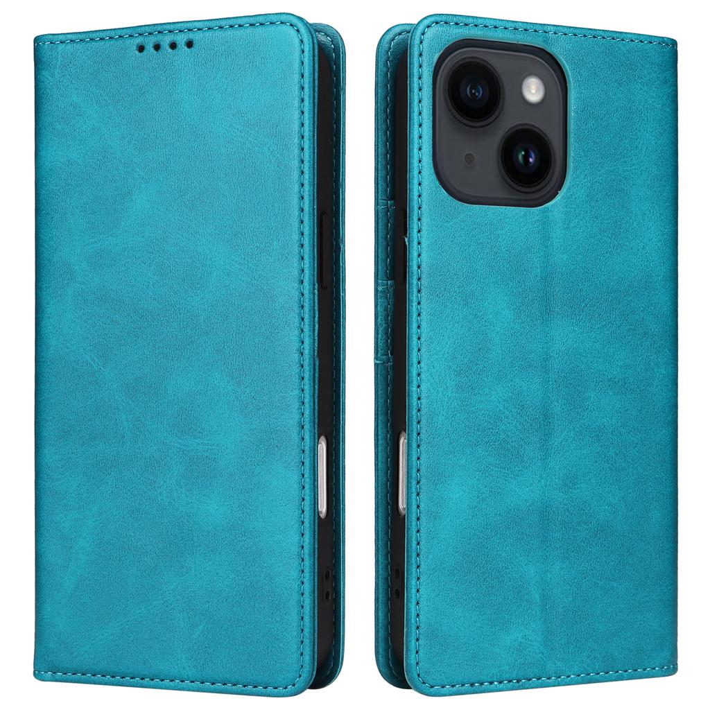 For iPhone 14/13 Case RFID Blocking PU Leather Phone Wallet Cover