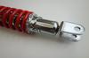 YSS Rear Suspension for Address Spring V125/G/S, Chrome/Red, 5-Stage Preload, V125-315-RED