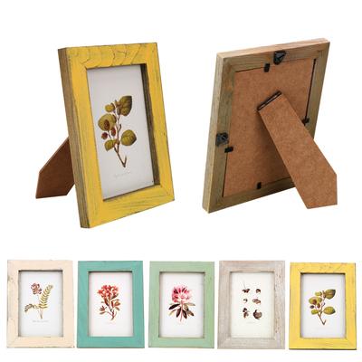 Creative Home Decor Vintage Photo Frame Wooden Wedding Couple Pictures Frames Gift 5 Colors