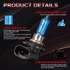 Fit For Toyota Camry 2007-2018 Halogen Headlight Bulbs,9005/HB3 High Beam + H11 Low Beam Halogen Headlight Bulbs Headlamp Replcement Bulb Kit,Plug