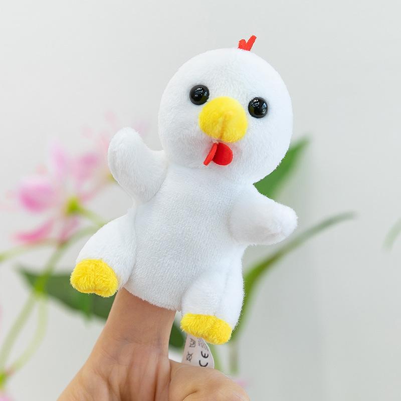 Forest Animal Finger Doll Panda Plush Toy Children Ocean Shark Doll