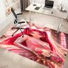 1pc Demon Hunter Print Area Rug - Soft, Washable Non-Slip Indoor Mat, Living Room, Home Office Decorative Rug,Office Decorative