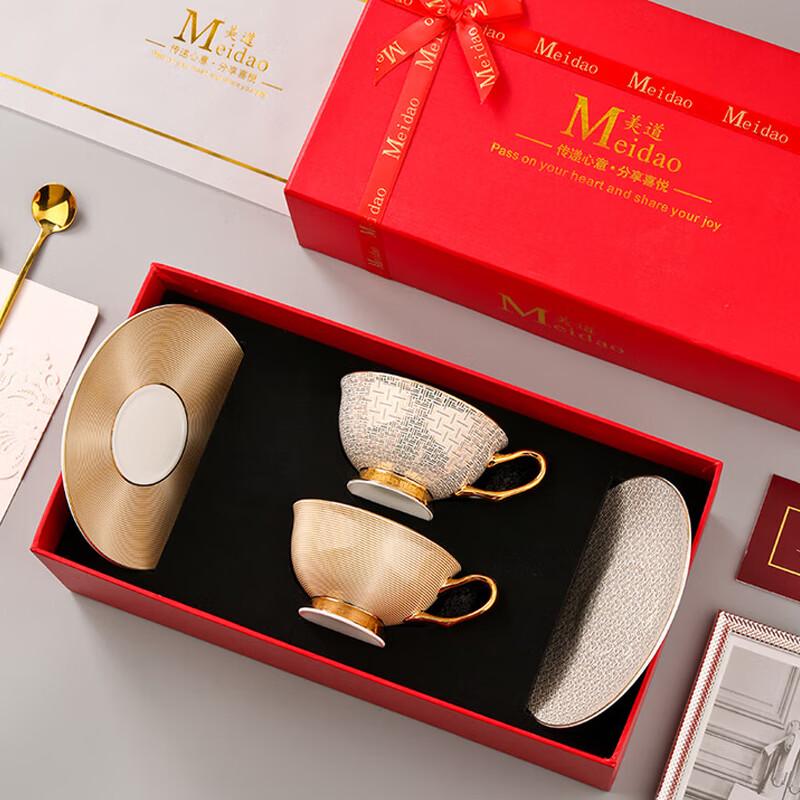 MeidQO Европейский Светлый Люкс Набор Кофейных Чашек из Костяного Фарфора