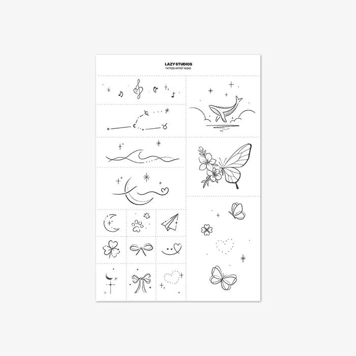 

Тату-мастер Миджэ 01 Временная наклейка-тату