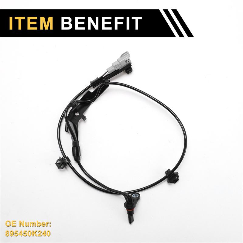 89545-0K240 Rear Right Abs Wheel Speed Sensor For Toyota Hilux Viii Pickup 2.7 2.8 2015-2022  895450K240