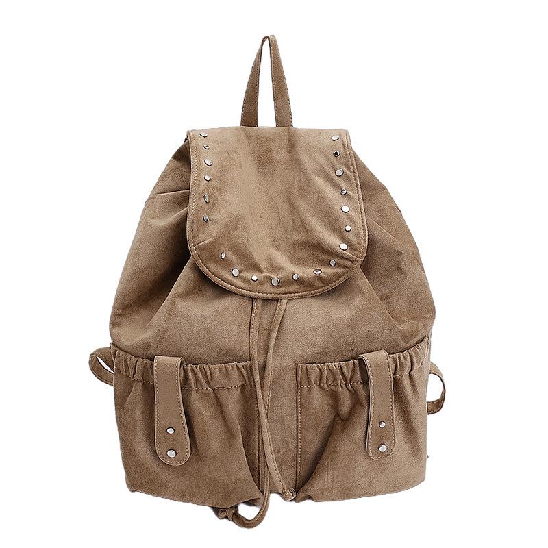 

2025 new autumn and winter casual retro fashion backpack women s high sense Korean niche foreign style backpack