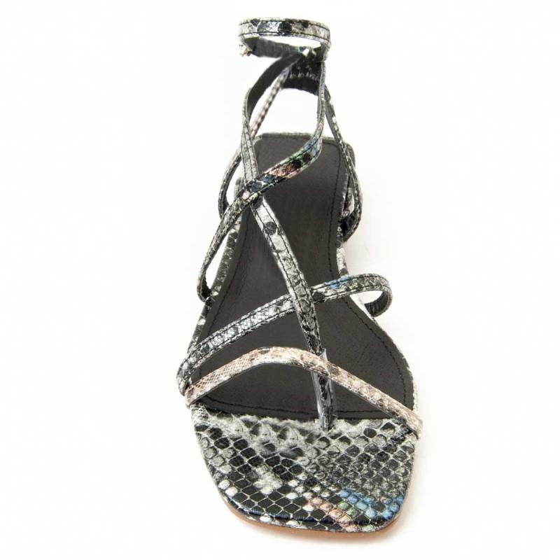 Sandalia Con Tacon Para Mujer.  Montevita  Sandalo2  91741