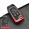 Gradient Key Case for Buick: Fits Verano, LaCrosse, Encore, Regal, Yinglang - Folding Design with Buckle
