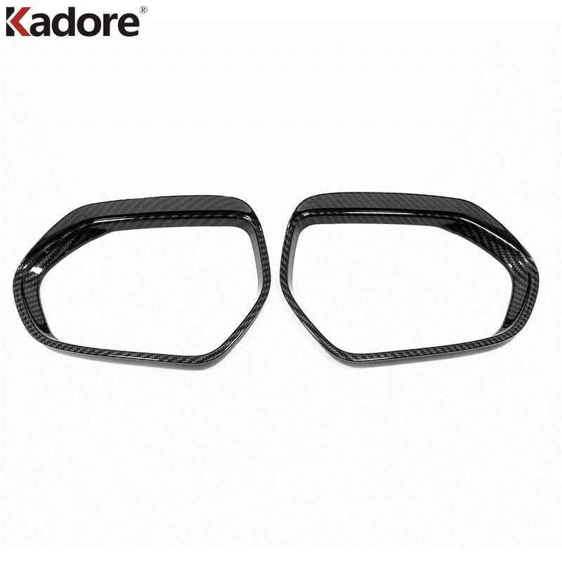 For Toyota Camry 70 2018- 2024 2025 Carbon Fiber Rearview Mirror Eyebrow Sun Visor Rain Shield Cover Trim Car Accessories