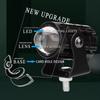2Pcs Dual Color Light Motorcycle Mini Driving Light LED Headlight Projector  ATV Accessories