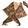 Bensu Jiuyi's Vintage Sand-Washed Double-Yarn Pure Cotton Triangle Scarf: Wear as Headband, Bandeau, or Butt Curtain.