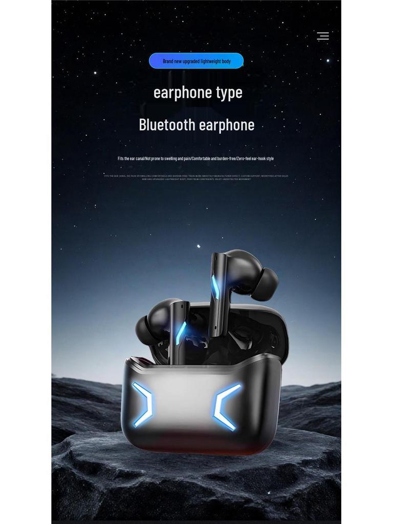 Cool Esports Wireless Noise-Cancelling Bluetooth In-Ear Headphones for Sports & Gaming