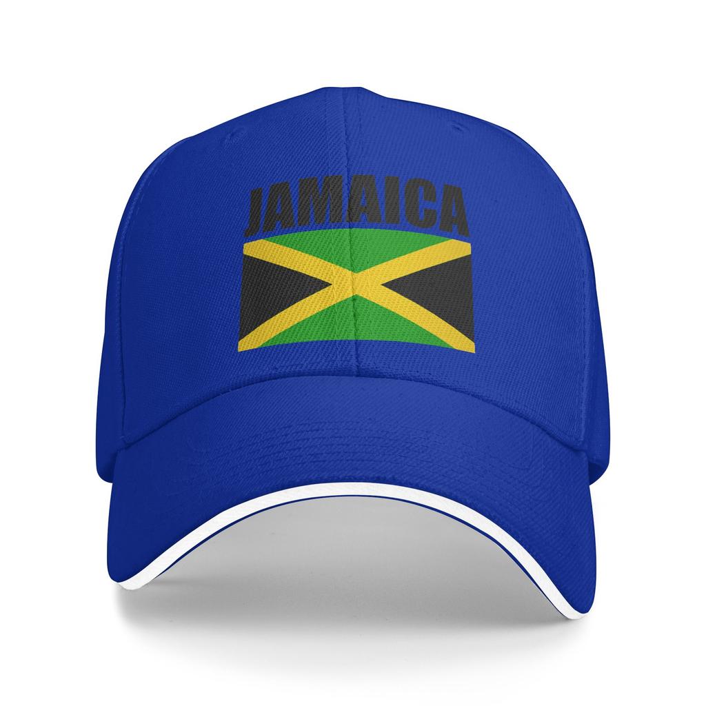Summer Jamaican Flag Love Jamaica Baseball Cap Outdoor Gym Stylish Print Sun Trucker Hat Unisex Adult SunProof Snapback Cap