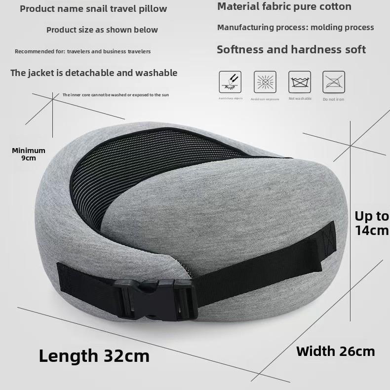 U-shaped Pillow Memory Foam Neck Pillow Factory Rebound Car Travel Neck Pillow Ostrich U-shaped Pillow