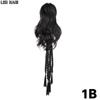 LISI HAIR Synthetic Long Hair Braid Ponytail Curly Hair Buns Braid Wig Claw Clip Ponytail Extension Buns Ponytail For Daily Use Hair