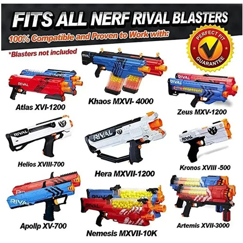 25/50/100 Pallini Per Ricarica Rival Darts Pistola Giocattolo Pallottole Per Pistola Giocattolo Rival Freccetta Sferica Per Pistola Rival Apollo Zeus