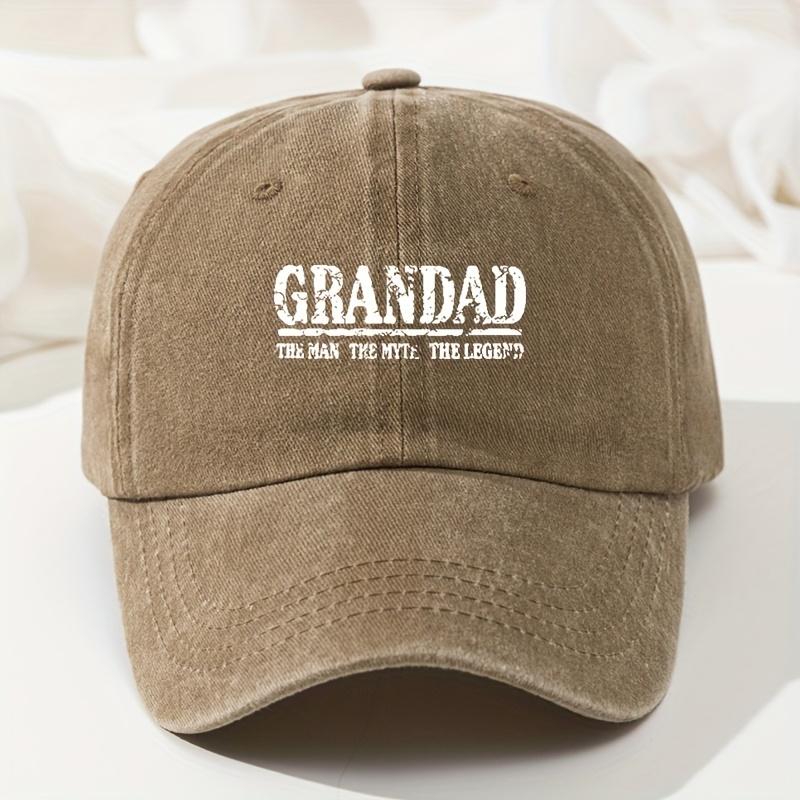 GRANDAD Baseball Cap Fashionable Hat Baseball Cap Retro Old Fishing Hat Outdoor Travel Hat хаки