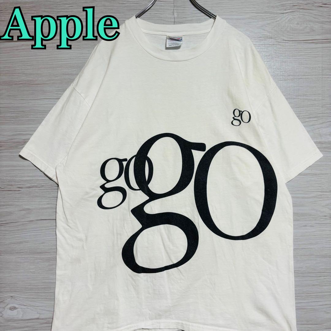 

[USED] Rare Apple T-shirt, size XL, double-sided design.