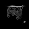 Heavy-Duty Foldable Camping Wagon with 10-inch Tank Wheels