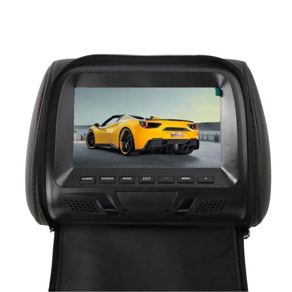 7Inch Touch Screen Car Headrest Monitor MP5 Player Pillow Monitor Car Video Players