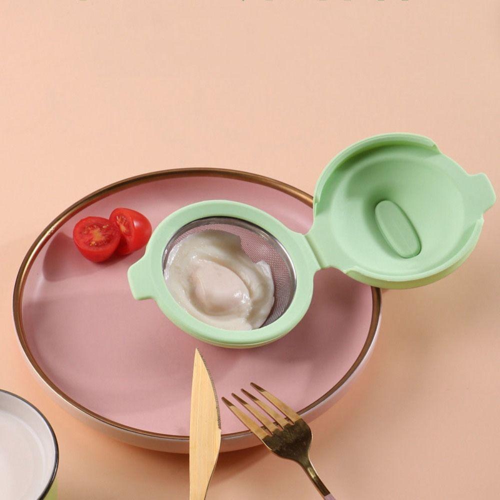 

Green Egg Boiler Non-Stick Poached Eggs Cups Household Egg Poacher Hot Spring Egg