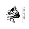 2D Minimalist Cat Metal Wall Art Laser Engraved Modern Craft Home Office Decor Gift