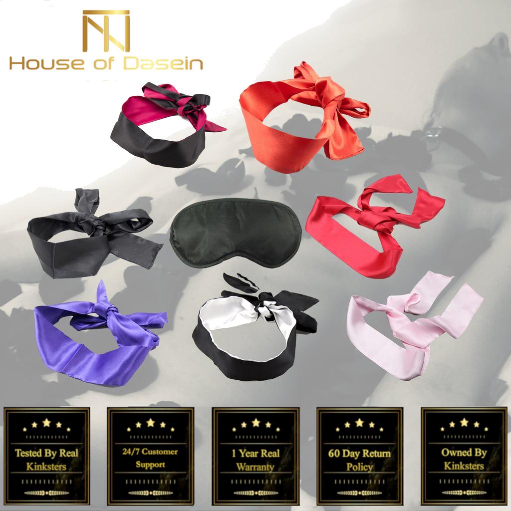 Satin Eye Mask Blindfold Fetish Restraints Blindfolds